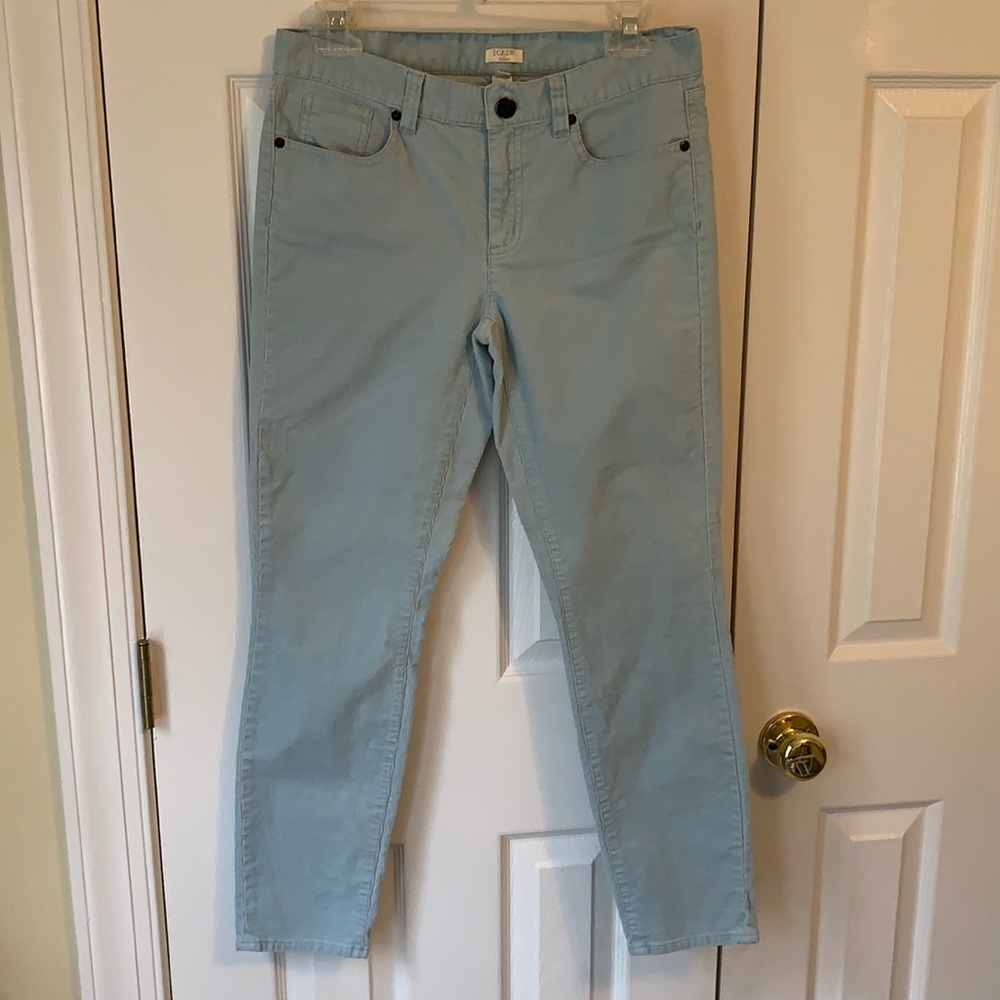 J Crew Stretch Corduroy Style Pants Sz 27